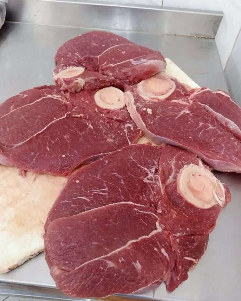 beef top round meat cut from halal butcher located in mombasa kenya with closed truck delivery for freshness