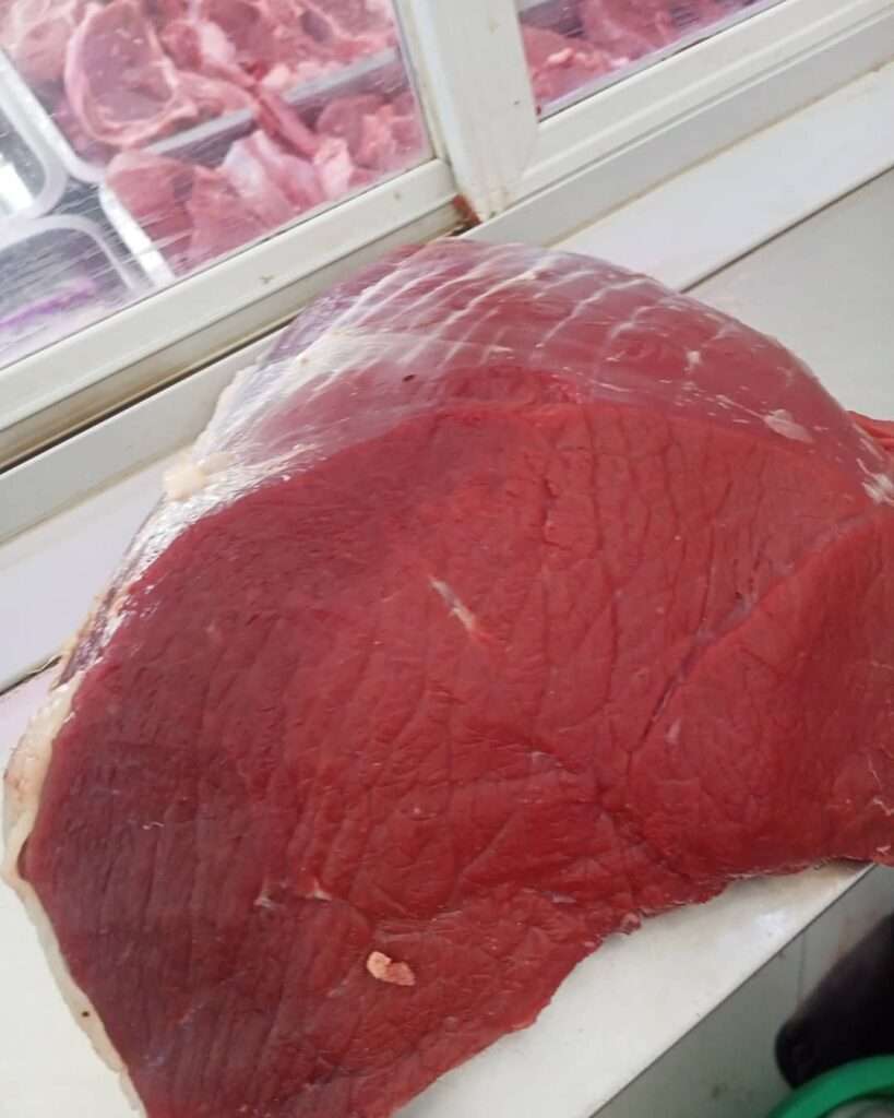 Online halal meat shop visual product gallery