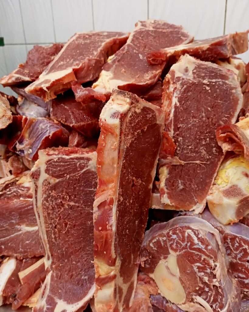 Fresh halal Tbone thin slices Online halal meat shop visual product gallery