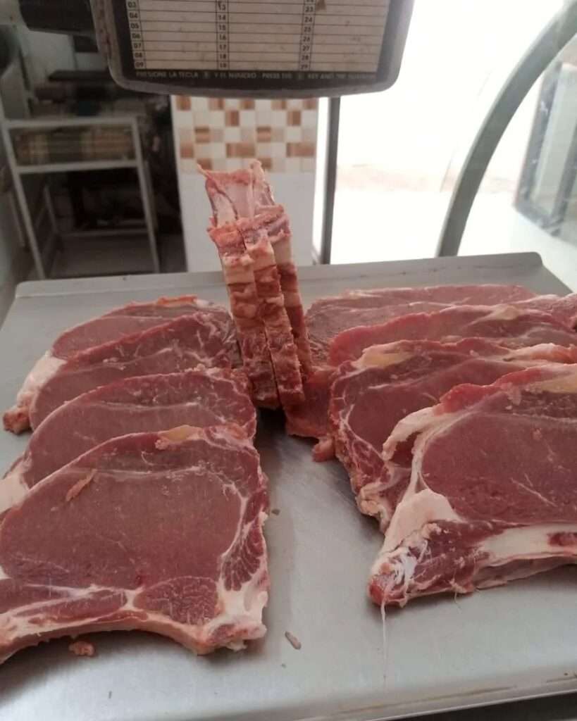 Online halal meat shop visual product gallery