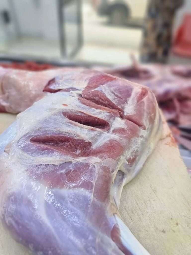 Clean and certified halal meat selection