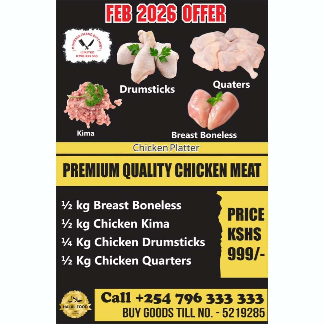 Halal meat prices Kenya certified halal butchery shop in mombasa