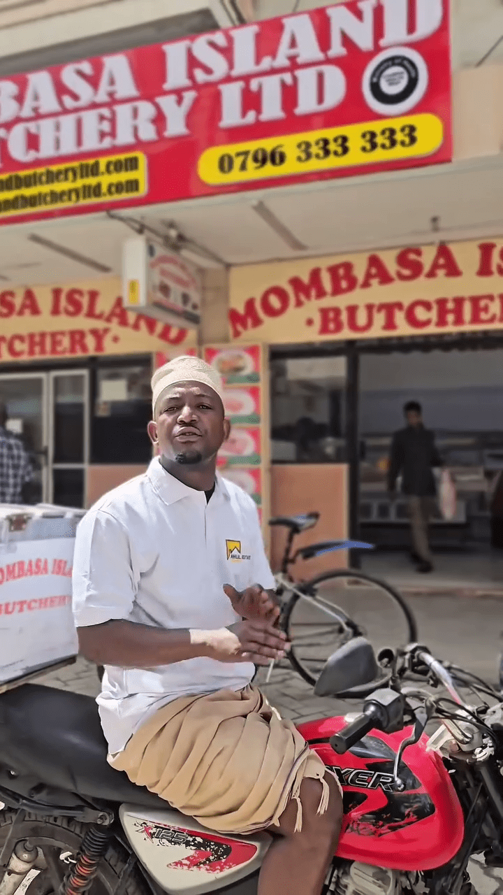 halal meat service delivery rider boda boda option by certified halal meat butcher