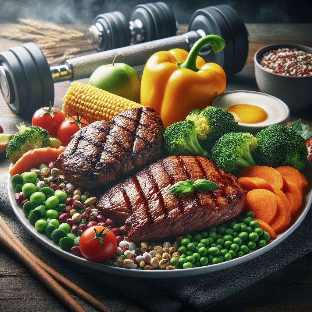 Halal meat for fitness high protein chicken and beef meal for muscle growth