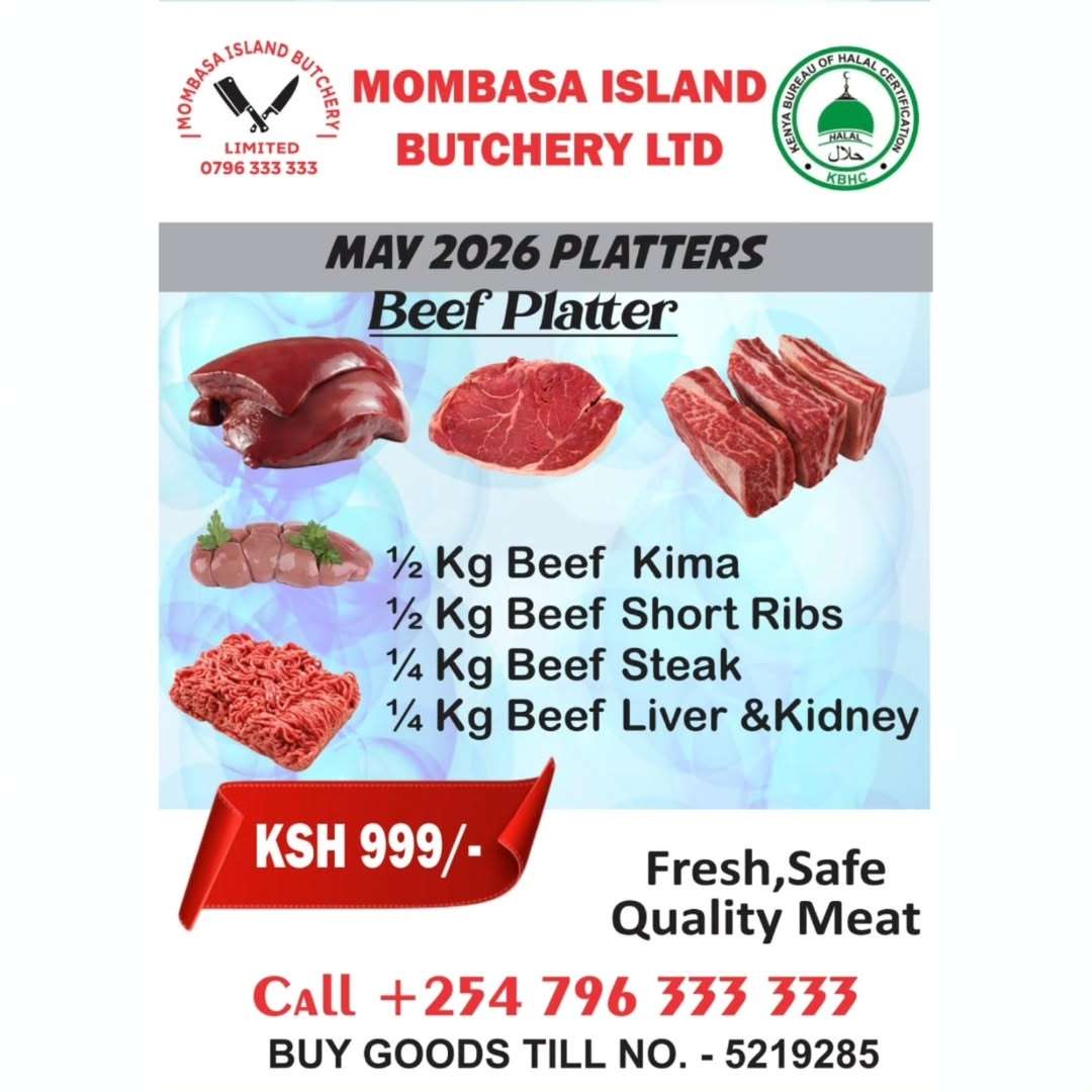 Butcher open near me displaying fresh halal meat in a clean and hygienic butchery